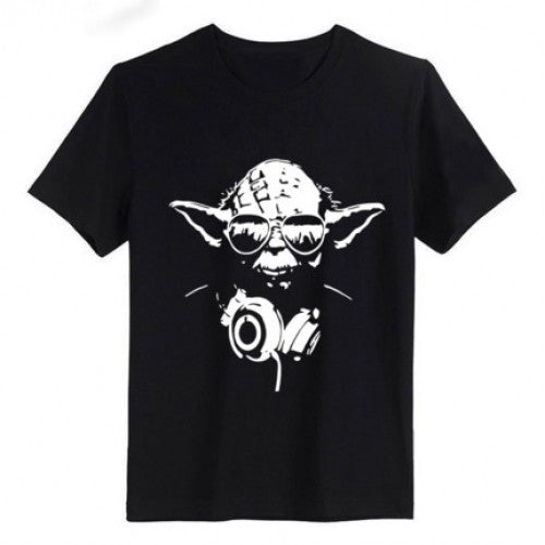 Star Wars Funny Techno Headphones Men T-Shirt