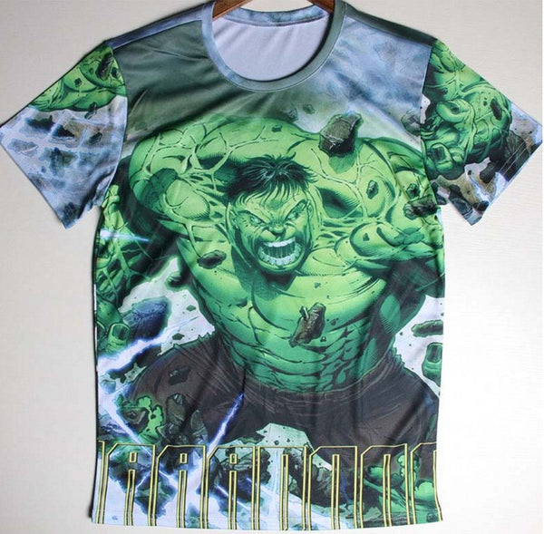 The Hulk Tupac X-Men Superhero 3D Tees