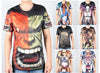 Men's Superhero Tops Hulk 3D Tee Shirt 