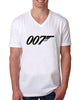Short Sleeve V Neck James Bond T Shirt