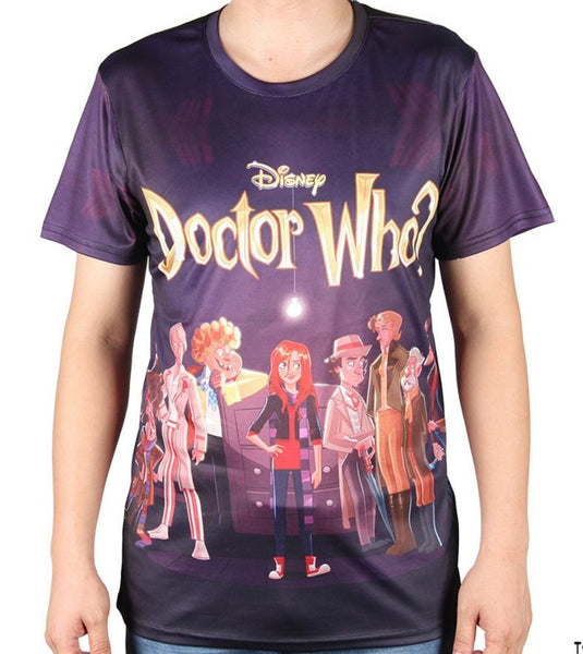  Doctor Who Double Casual 3D T Shirt