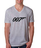 Short Sleeve V Neck James Bond T Shirt