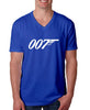 Short Sleeve V Neck James Bond T Shirt