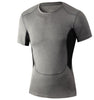 Compression Tight-Fitting Stretch O-Neck Men's T Shirt 