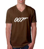 Short Sleeve V Neck James Bond T Shirt